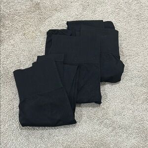 Set of 3 Black Leggings